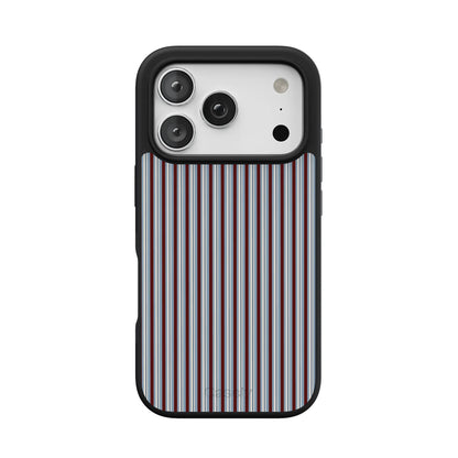 Bistro Stripes | Blue & Maroon Case
