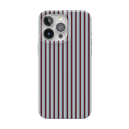 Bistro Stripes | Blue & Maroon Case