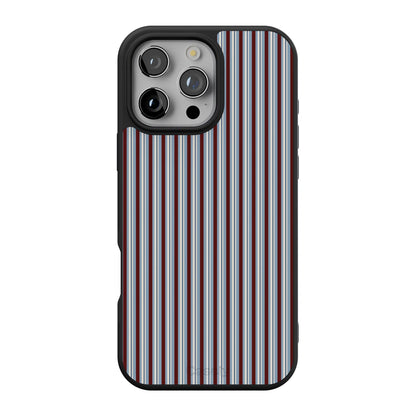 Bistro Stripes | Blue & Maroon Case