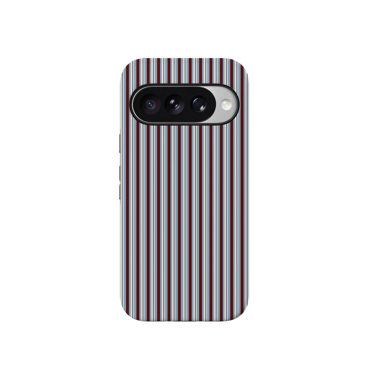 Bistro Stripes | Blue & Maroon Case