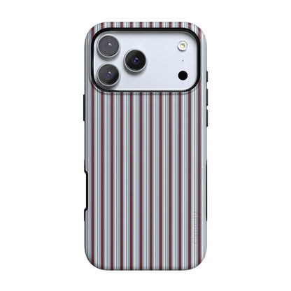 Bistro Stripes | Blue & Maroon Case