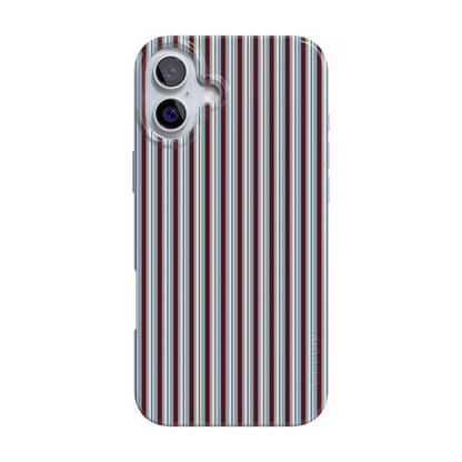 Bistro Stripes | Blue & Maroon Case