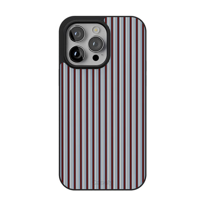 Bistro Stripes | Blue & Maroon Case