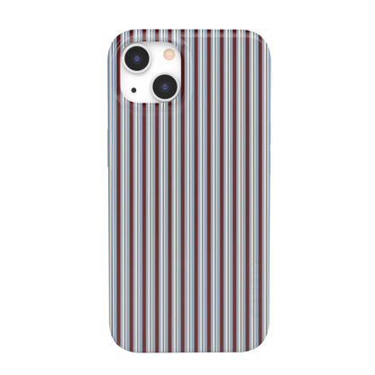 Bistro Stripes | Blue & Maroon Case