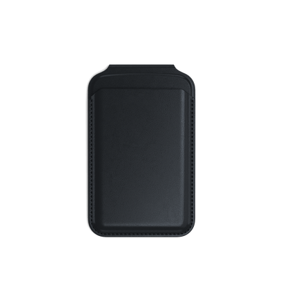 Vegan-Leather Magnetic Wallet Stand