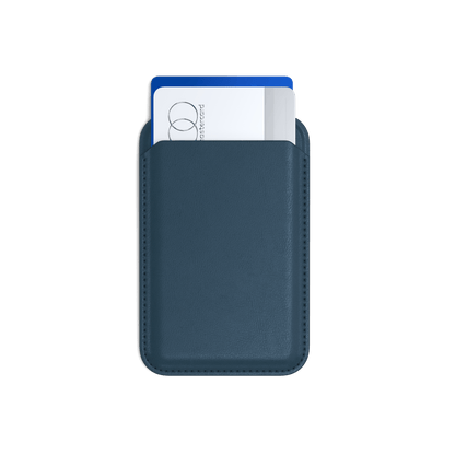 Vegan-Leather Magnetic Wallet Stand