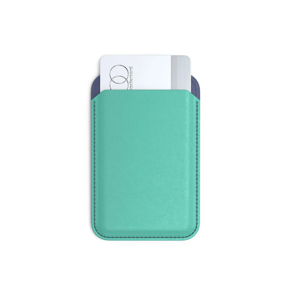 Vegan-Leather Magnetic Wallet Stand