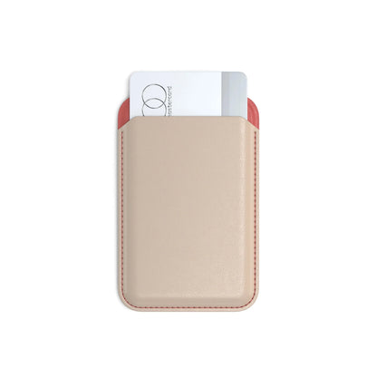Vegan-Leather Magnetic Wallet Stand