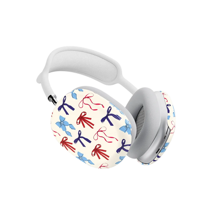 American Girlie | Red White & Blue Bows AirPods Max Case