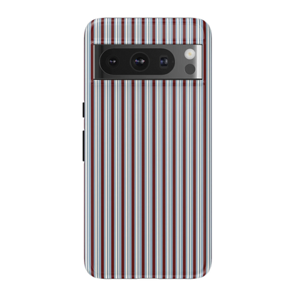 Bistro Stripes | Blue & Maroon Case